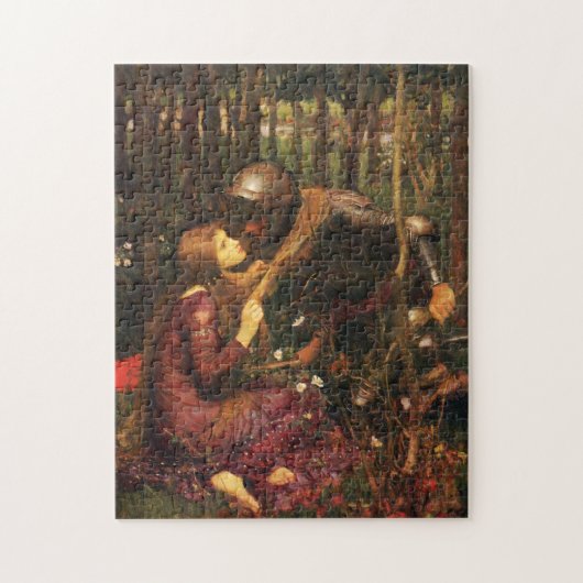 La Belle Dame sans Merci - John William Waterhouse Puzzle (Vertikal)