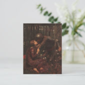 La Belle Dame Sans Merci Postkarte (Stehend Vorderseite)