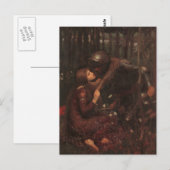 La Belle Dame Sans Merci Postkarte (Vorne/Hinten)