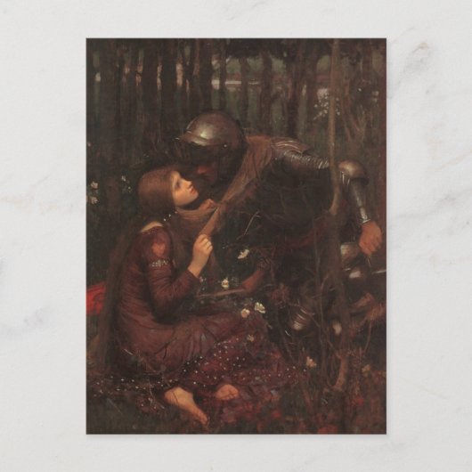 La Belle Dame Sans Merci Postkarte (Vorderseite)