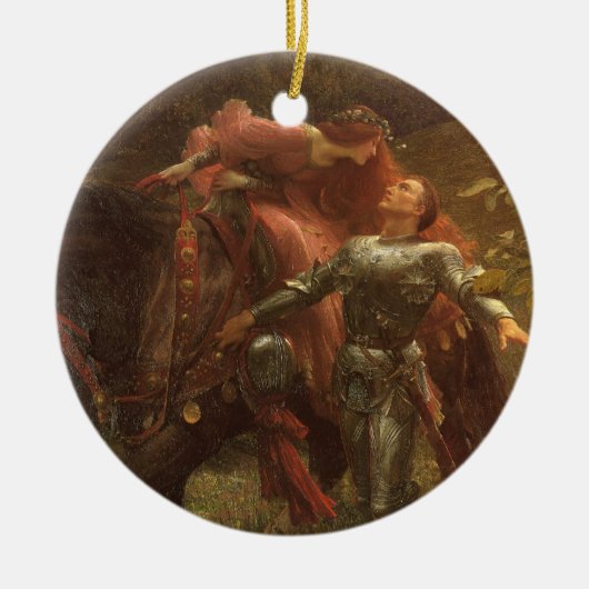 La Belle Dame sans Merci Save the Date Keramikornament (Vorne)