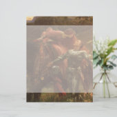 La Belle Dame sans Merci von Sir Frank Dicksee (Stehend Vorderseite)