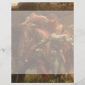 La Belle Dame sans Merci von Sir Frank Dicksee (Rückseite)