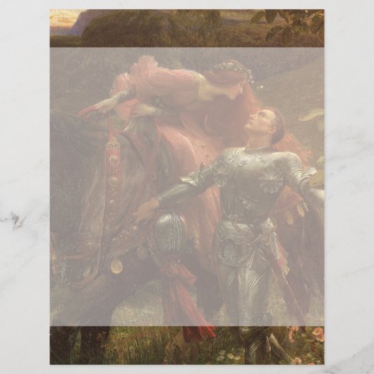 La Belle Dame sans Merci von Sir Frank Dicksee (Rückseite)