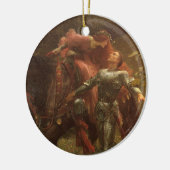 La Belle Dame sans Merci von Sir Frank Dicksee Keramikornament (Links)