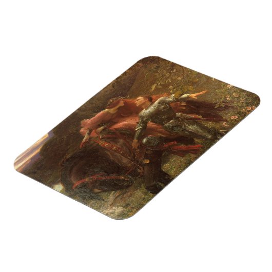 La Belle Dame sans Merci von Sir Frank Dicksee Magnet (Linke Seite)