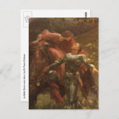 La Belle Dame sans Merci von Sir Frank Dicksee Postkarte (Vorne/Hinten)