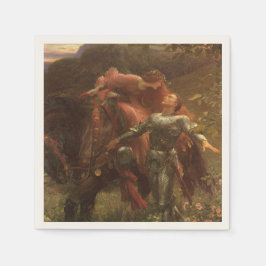 La Belle Dame sans Merci von Sir Frank Dicksee Serviette