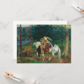 La Belle Dame Sans Merci | Walter Crane Karte (Vorderseite/Rückseite Beispiel)