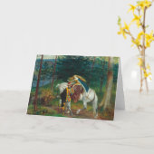 La Belle Dame Sans Merci | Walter Crane Karte (Gelbe Blume)