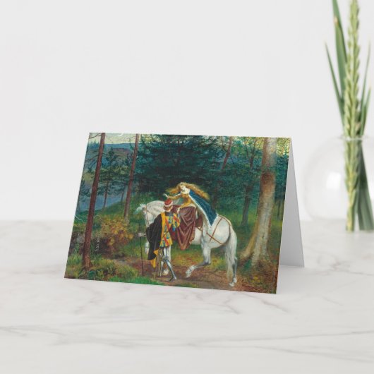 La Belle Dame Sans Merci | Walter Crane Karte (Vorderseite)