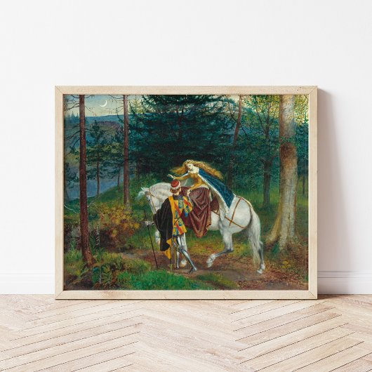 La Belle Dame Sans Merci | Walter Crane Poster