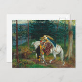 La Belle Dame Sans Merci | Walter Crane Postkarte (Vorne/Hinten)