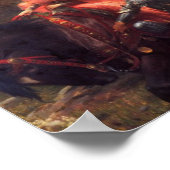 La Belle Damme Sans Merci print Poster (Ecke)