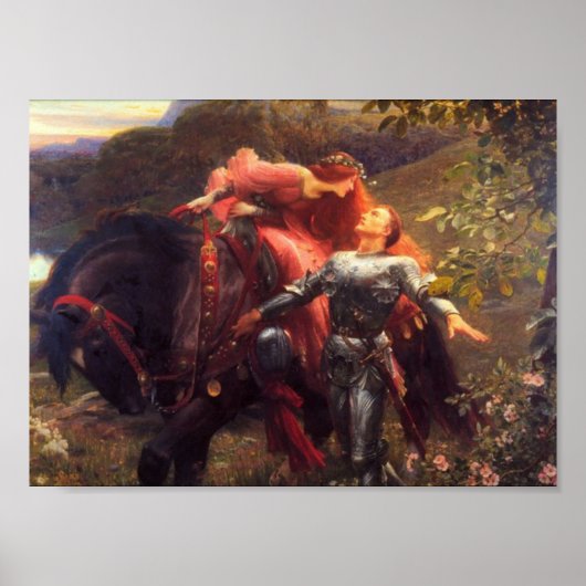 La Belle Damme Sans Merci print Poster (Vorne)