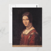 La belle Ferronière Postkarte (Vorne/Hinten)