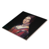 La Belle Ferronniere, Leonardo da Vinci Fliese (Seite)