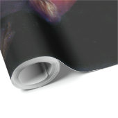 La Belle Ferronniere, Leonardo da Vinci Geschenkpapier (Rolleneckpunkt)