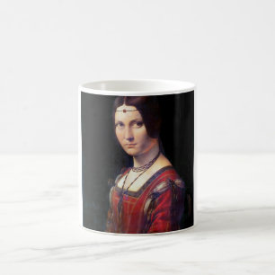 La Belle Ferronniere, Leonardo da Vinci Kaffeetasse