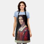 La Belle Ferronniere, Leonardo da Vinci Schürze (Getragen)