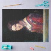 La Belle Ferronniere, Leonardo da Vinci Seidenpapier (Basteln)