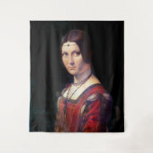 La Belle Ferronniere, Leonardo da Vinci Wandteppich (Vorderseite)