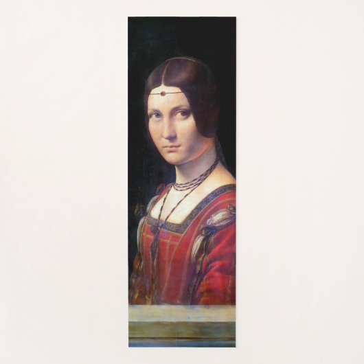 La Belle Ferronniere, Leonardo da Vinci Yogamatte (Vorderseite)