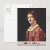 La belle ferronnière postkarte (Vorne/Hinten)