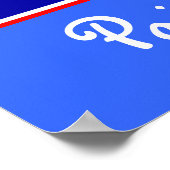 La Belle France - für Bistro, Wein Bar, Küche! Poster (Ecke)