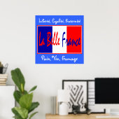 La Belle France - für Bistro, Wein Bar, Küche! Poster (Heimbüro)