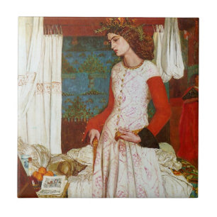 La Belle Iseult Königin Guenevere, William Morri Fliese