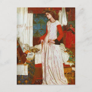 La Belle Iseult Königin Guinevere, William Morri Postkarte