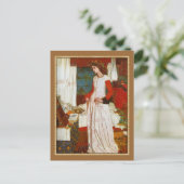 La Belle Iseult ~ William Morris Postkarte (Stehend Vorderseite)
