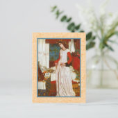 La Belle Iseult ~ William Morris Postkarte (Stehend Vorderseite)