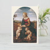 La Belle Jardinière von Rapahel Einladung (Stehend Vorderseite)