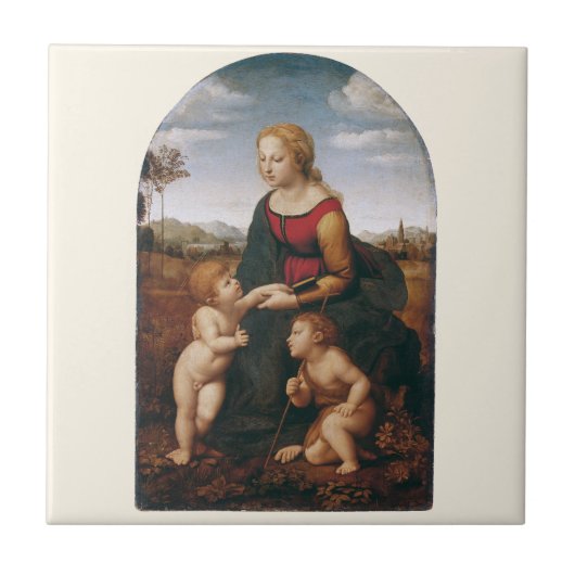 La Belle Jardinière von Rapahel Fliese (Vorderseite)