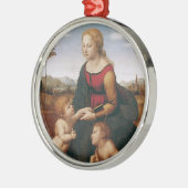 La Belle Jardinière von Rapahel Ornament Aus Metall (Links)