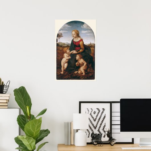 La Belle Jardinière von Rapahel Poster (Heimbüro)