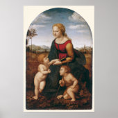 La Belle Jardinière von Rapahel Poster (Vorne)