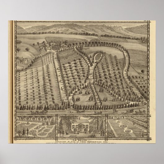 La Belle, Landsitz von Thos Hornbrook Poster (Vorne)