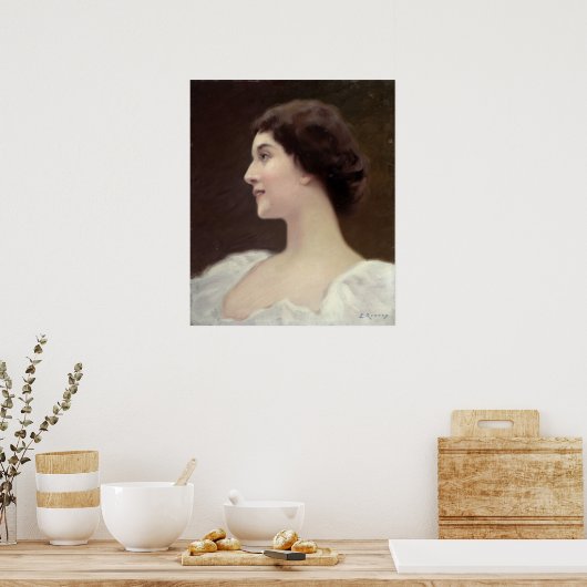 La Belle Otero Poster (Küche)