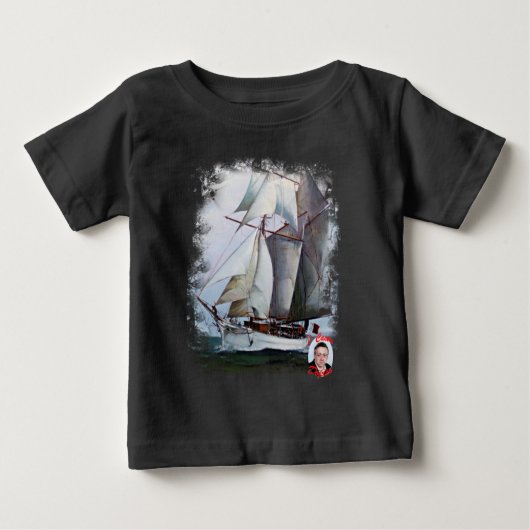 La Belle Poule Baby T-shirt (Vorderseite)