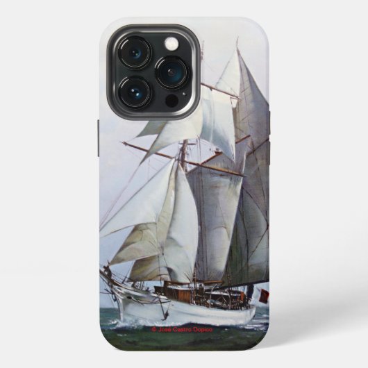 La Belle Poule iPhone Hülle (Hinten)