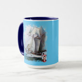 La Belle Poule Tasse (Vorderseite Links)