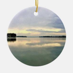 La Belle-See, Oconomowoc, Wisconsin Keramik Ornament