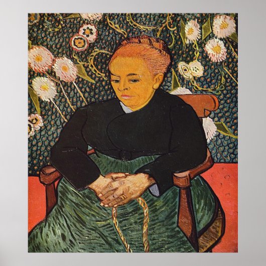 La Berceuse (Augustine Roulin) 1889 Poster (Vorne)