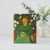 La Berceuse (Augustine Roulin), Vincent van Gogh Postkarte (Stehend Vorderseite)