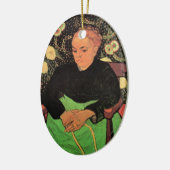 La Berceuse (Augustine Roulin) von Vincent van Gog Keramik Ornament (Links)