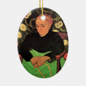 La Berceuse (Augustine Roulin) von Vincent van Gog Keramik Ornament (Hinten)