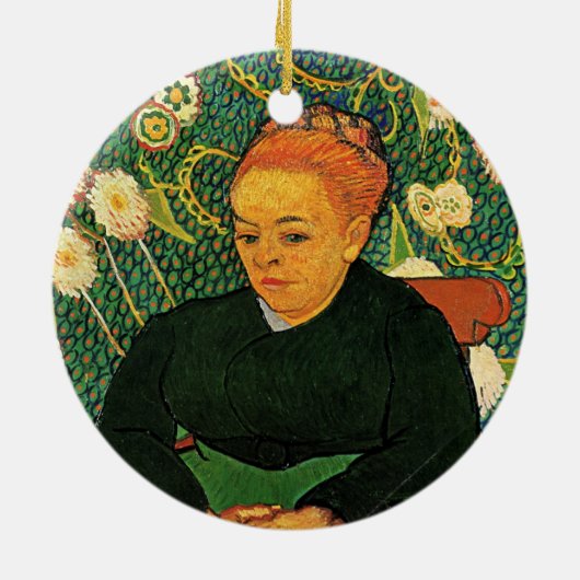 La Berceuse (Augustine Roulin) von Vincent van Gog Keramikornament (Hinten)
